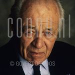 20-01-1998 Freddy Heineken at studio in Amsterdam.

[keywords]Headshot, Eyecontact[/keywords]